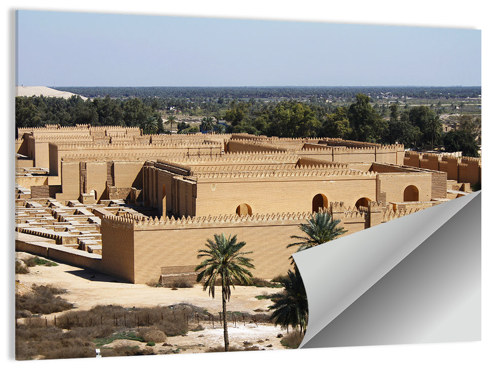 Babylon Palace Ruins Wall Art
