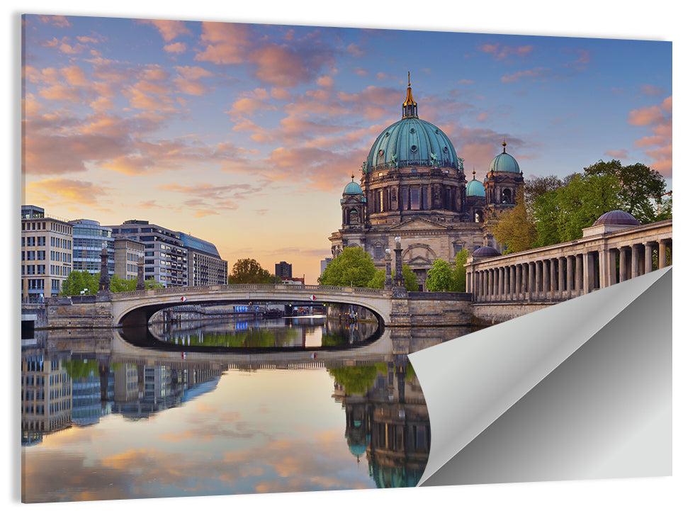 Golden Hour at Berlin Cathedral Wall Art