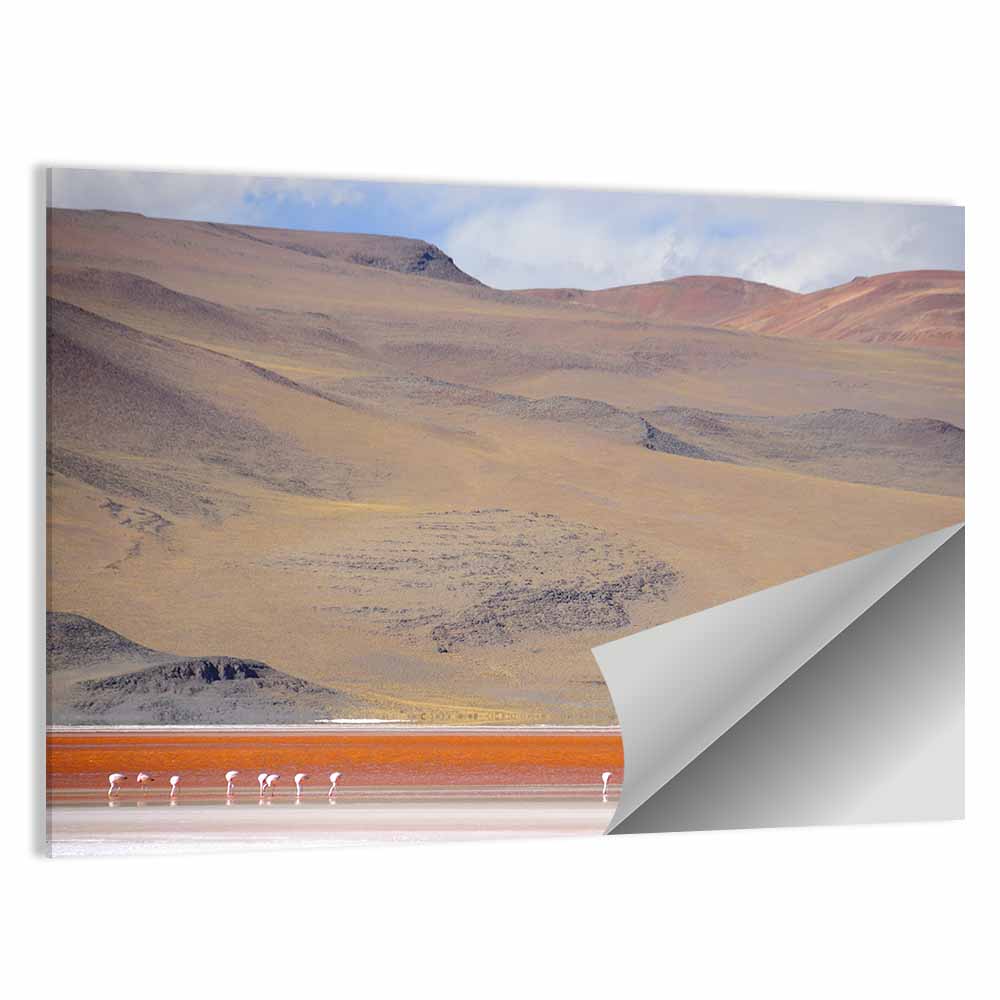 Flamingos at Laguna Colorada Wall Art