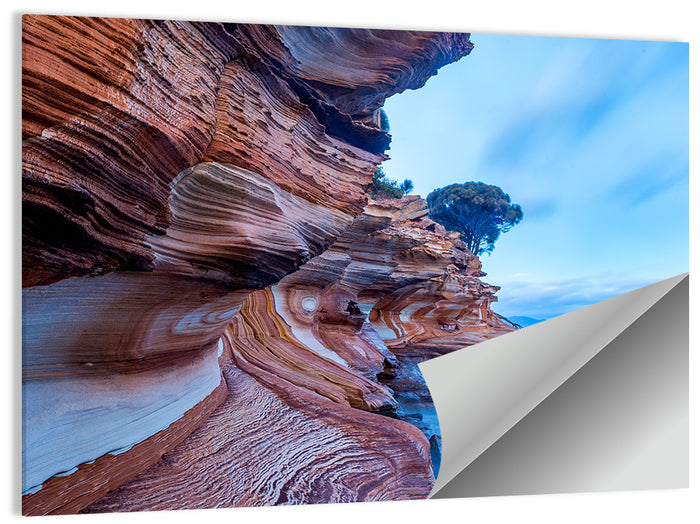 Painted Cliffs, Maria Island Wall Art as a poster print