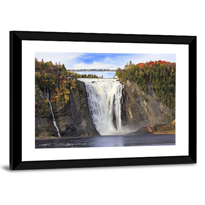 Montmorency Falls, Quebec Wall Art as a framed print