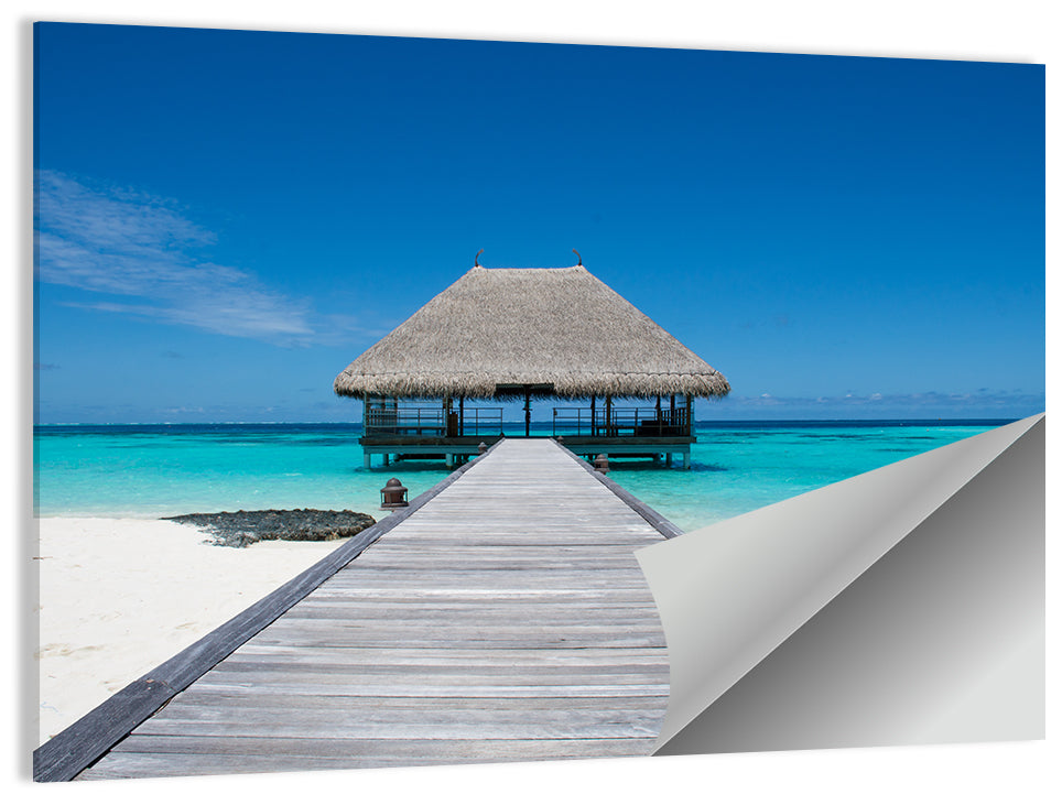 Maldives Tropical Beach Wall Art