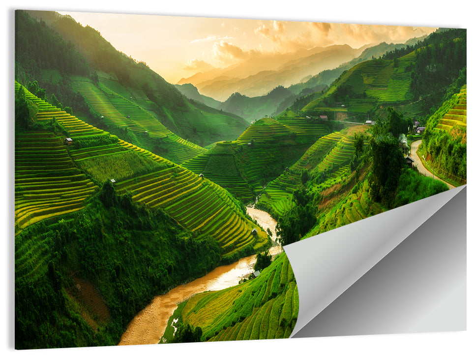 Mu Cang Chai Rice Terraces Wall Art