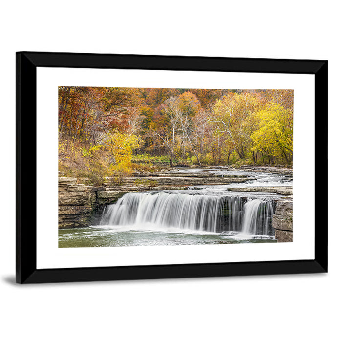 Lower Cataract Waterfall Wall Art as a framed print