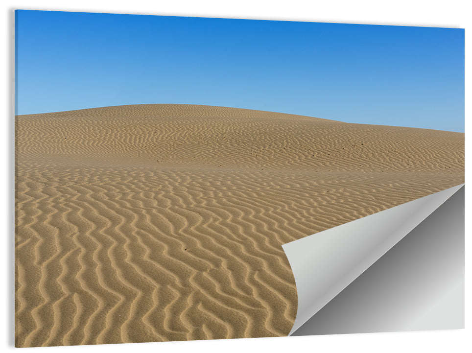 Namib Desert Rippled Sand Dunes Wall Art