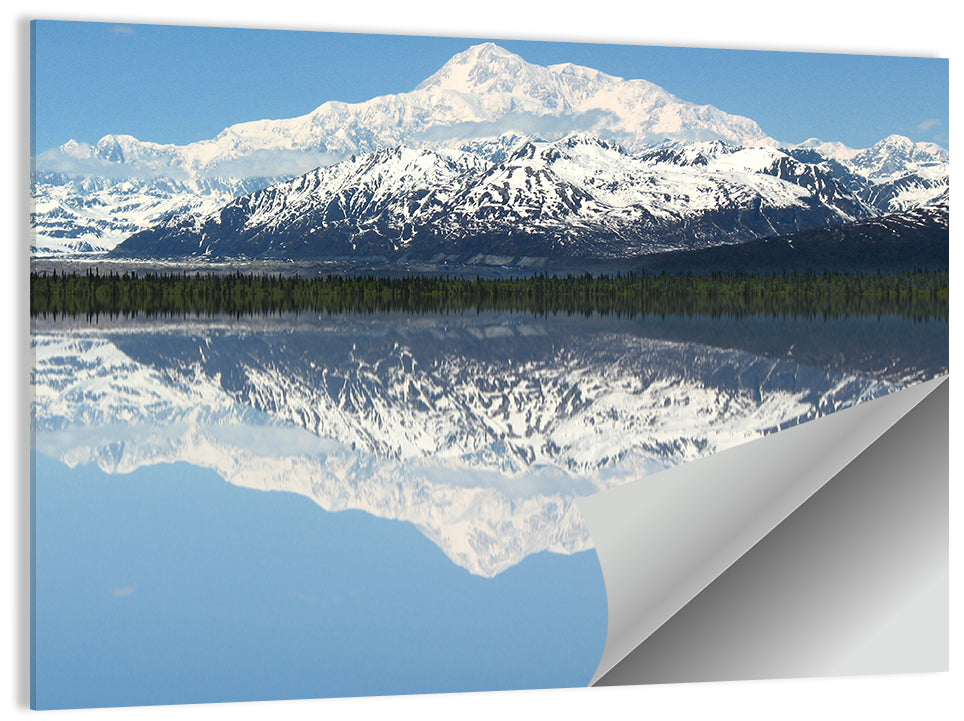 Denali Peak Reflection Wall Art