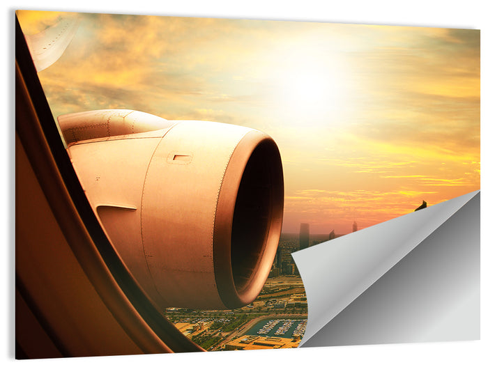 Kuwait City at Golden Hour Wall Art as a poster print