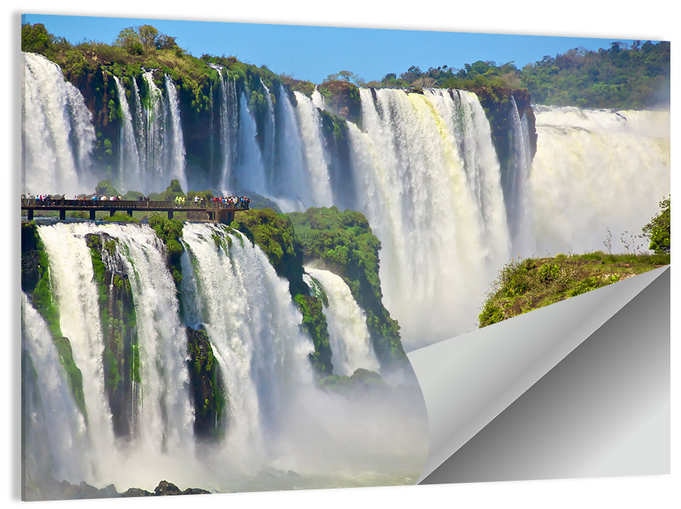 Iguazu Falls Observation Walkway Wall Art