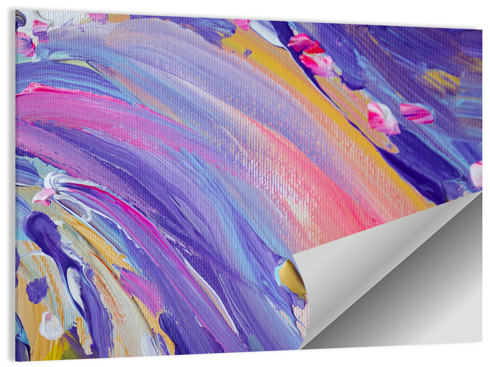 Sliding Hill Brushstrokes Wall Art as a poster print
