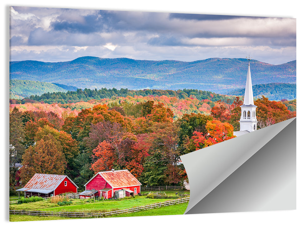 Peacham Autumn Pasture Wall Art