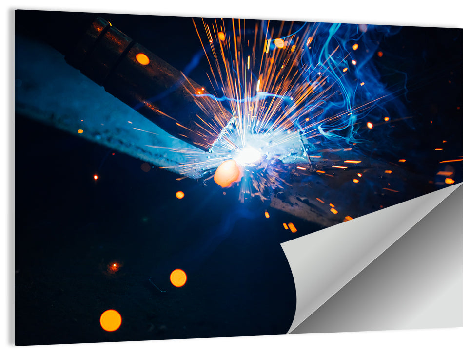 Molten Metal Sparks Wall Art