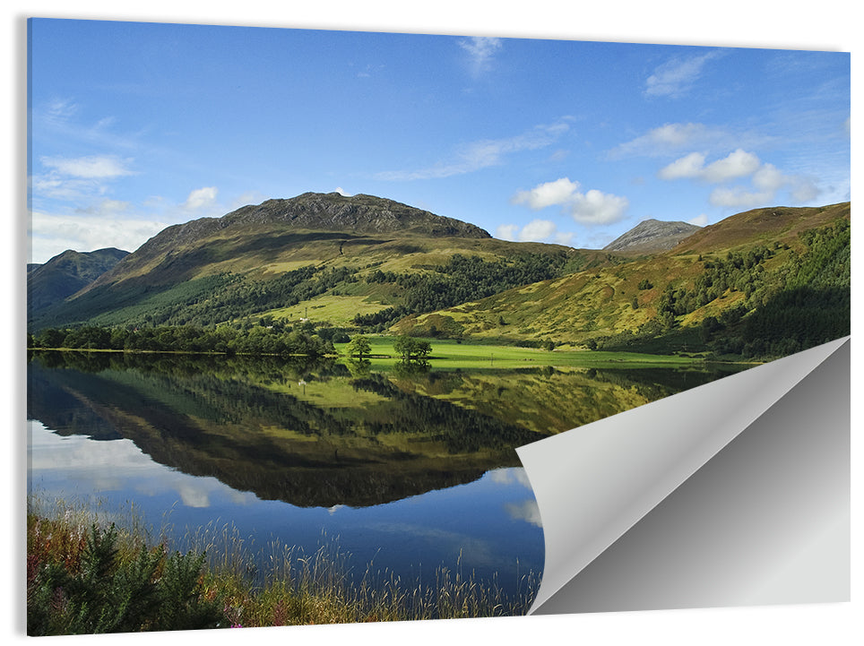 Irish Lake Reflection Wall Art