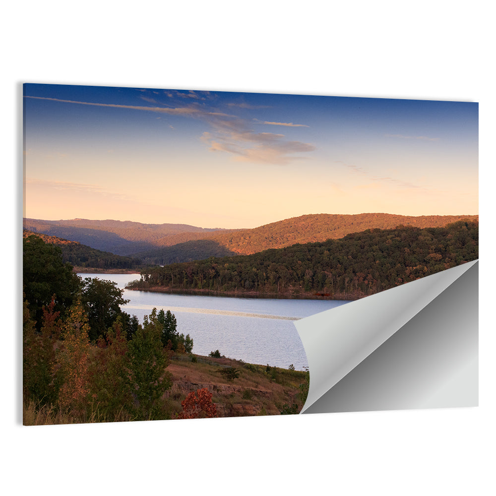 Fort Smith Lake at Golden Hour Wall Art