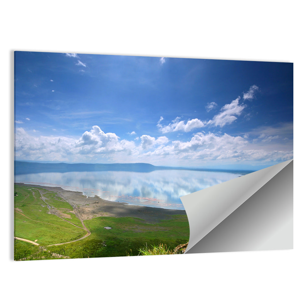 Lake Nakuru Cliffside Reflection Wall Art