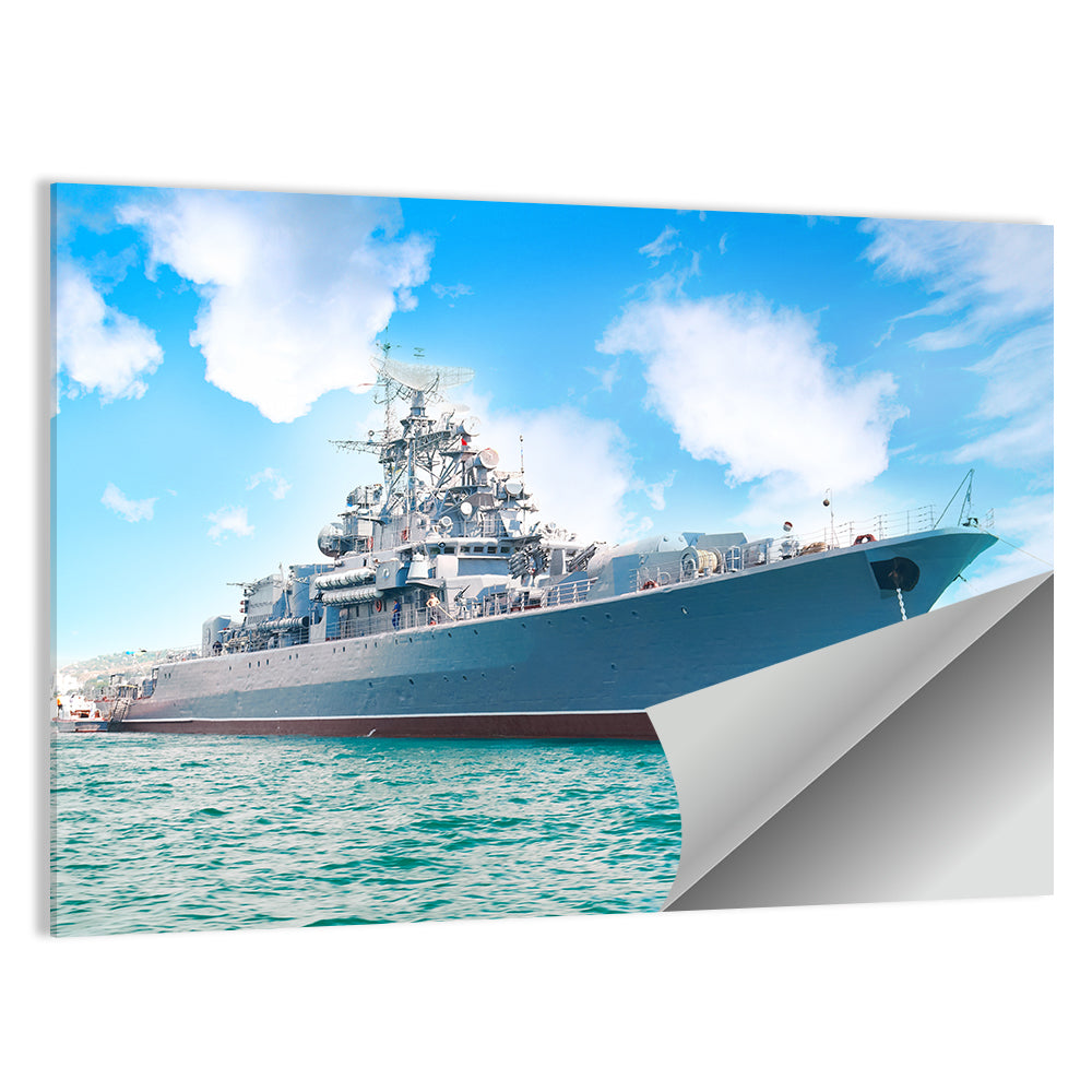 Navy Warship Hull Study Wall Art