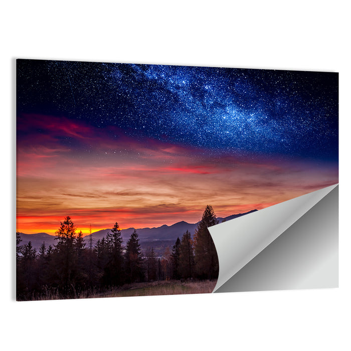 Tatras Mountain Sunset Wall Art as a poster print