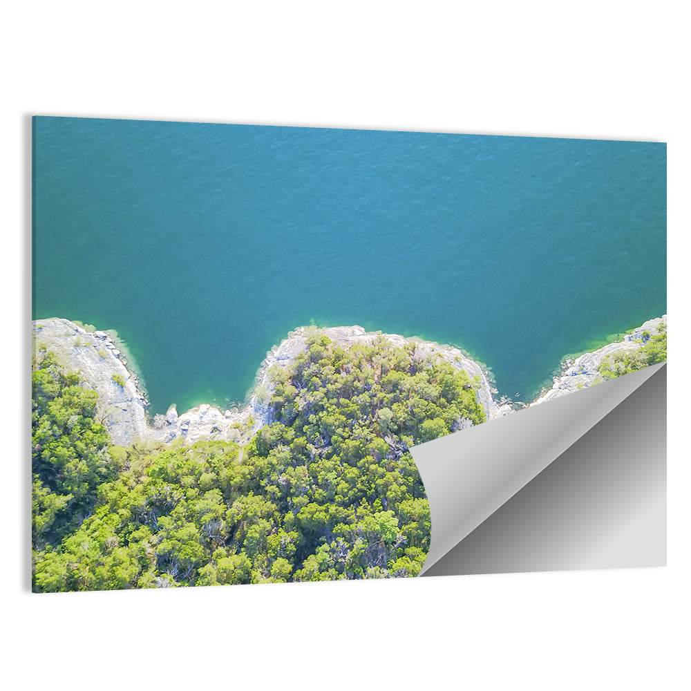 Lake Travis Shoreline Aerial Wall Art
