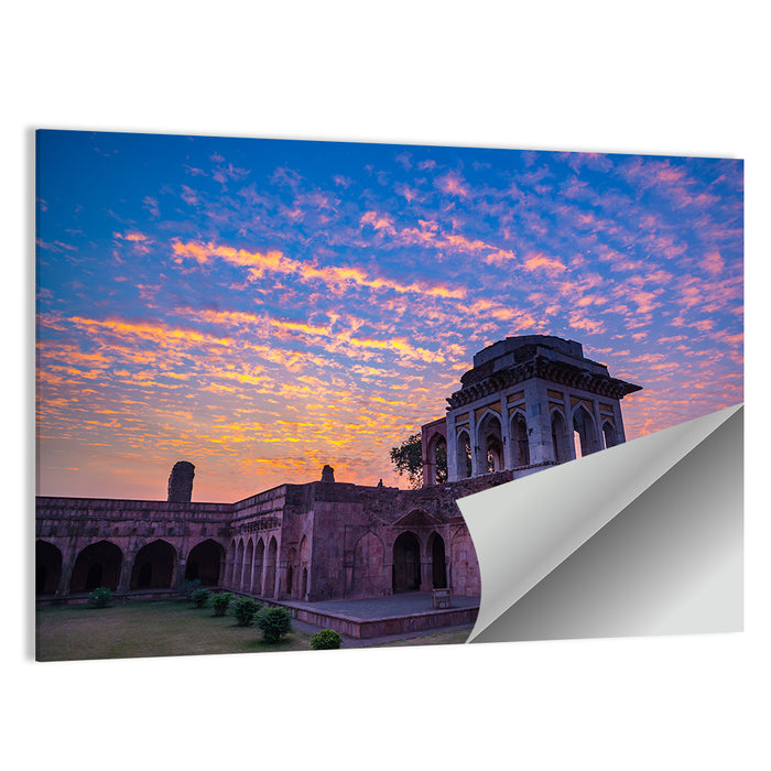 Ashrafi Mahal Sunset Wall Art as a poster print
