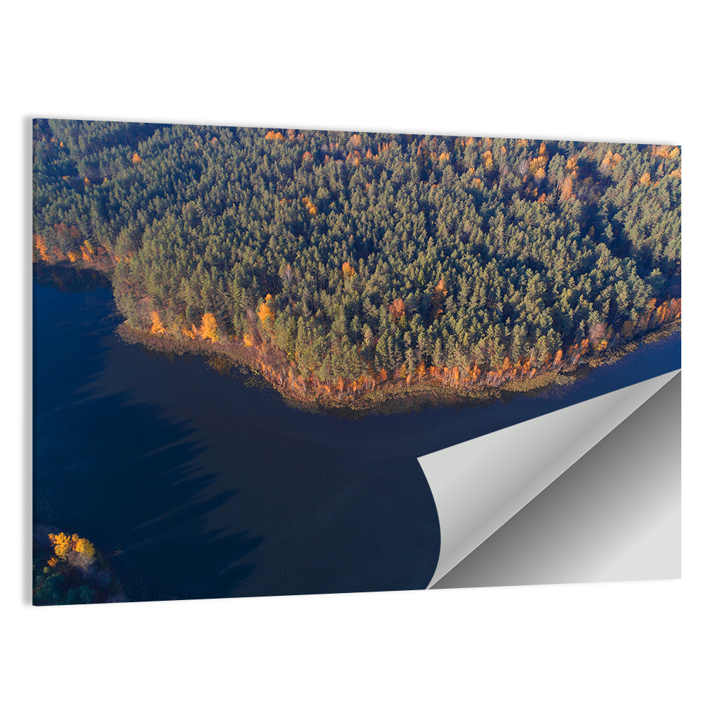 Lake Dolysets Aerial View Wall Art