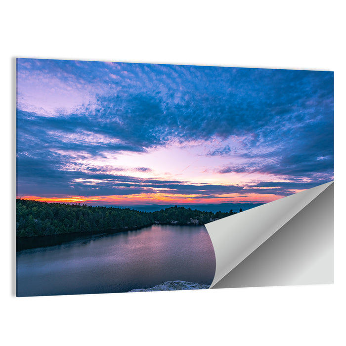 Lake Minnewaska Sunset Wall Art as a poster print
