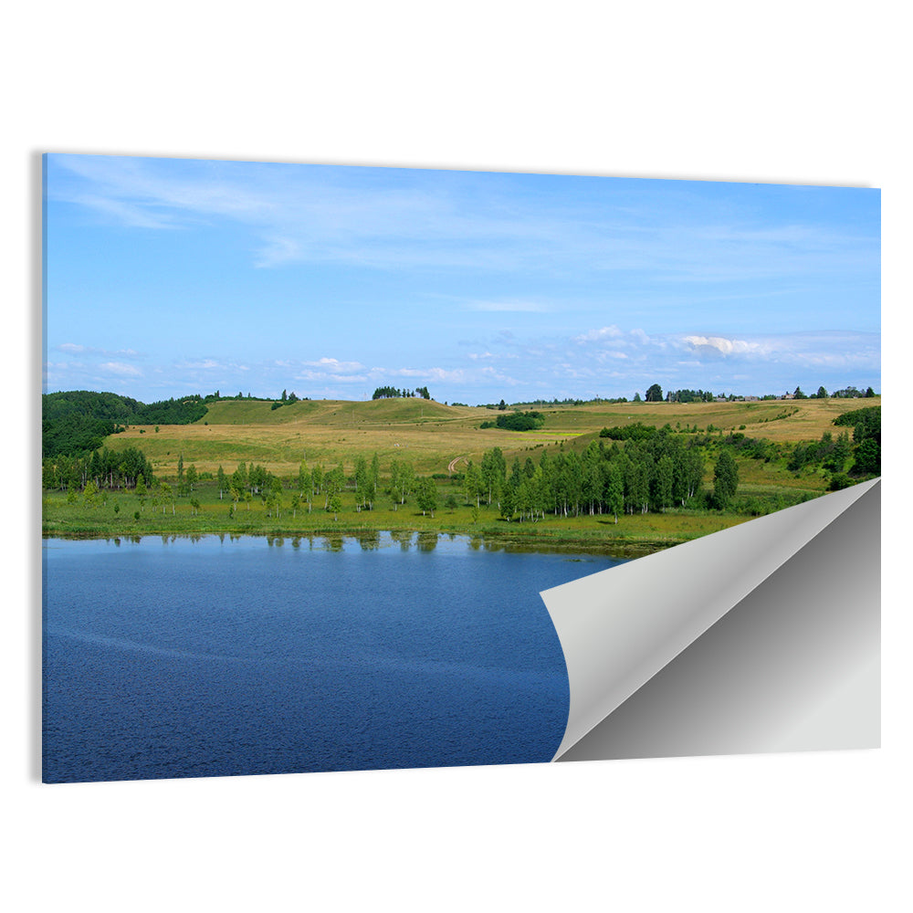 Pskov Lake Landscape Wall Art