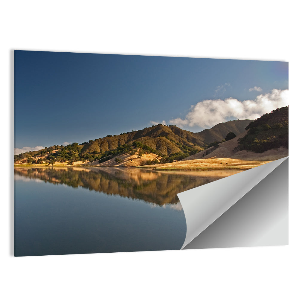 Uvas Reservoir Morning Reflection Wall Art