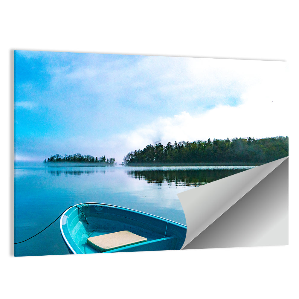 Misty Morning on Lake Akan Wall Art