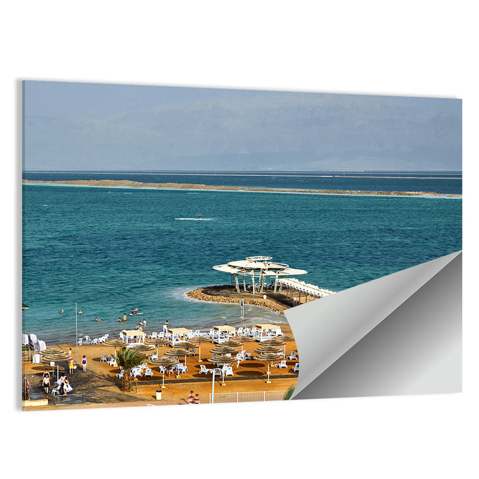 Dead Sea Boardwalk Wall Art as a poster print