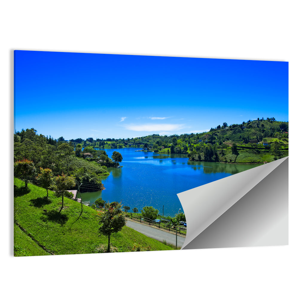 Santa Fe De Antioquia Lake View Wall Art