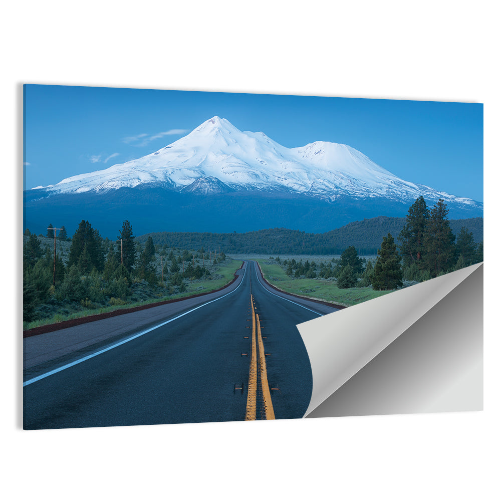 Road to Mount Shasta Wall Art