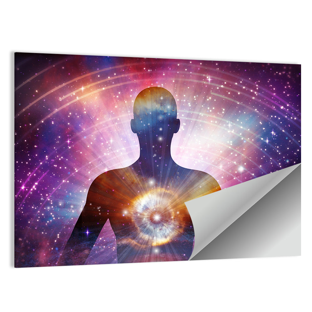 Soul Journey Cosmic Silhouette Wall Art