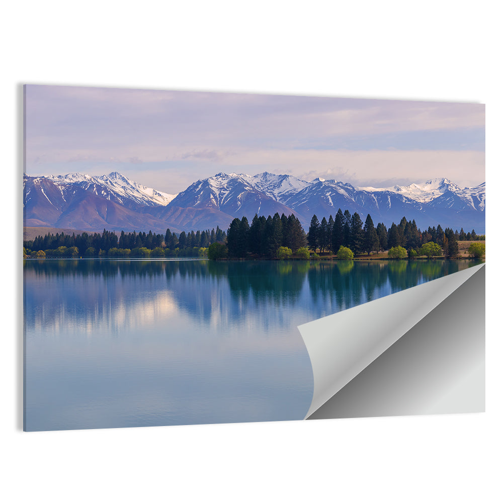 Ruataniwha Lake Reflection Wall Art