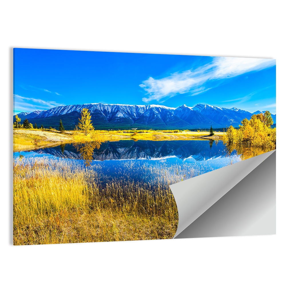 Abraham Lake Reflection Wall Art