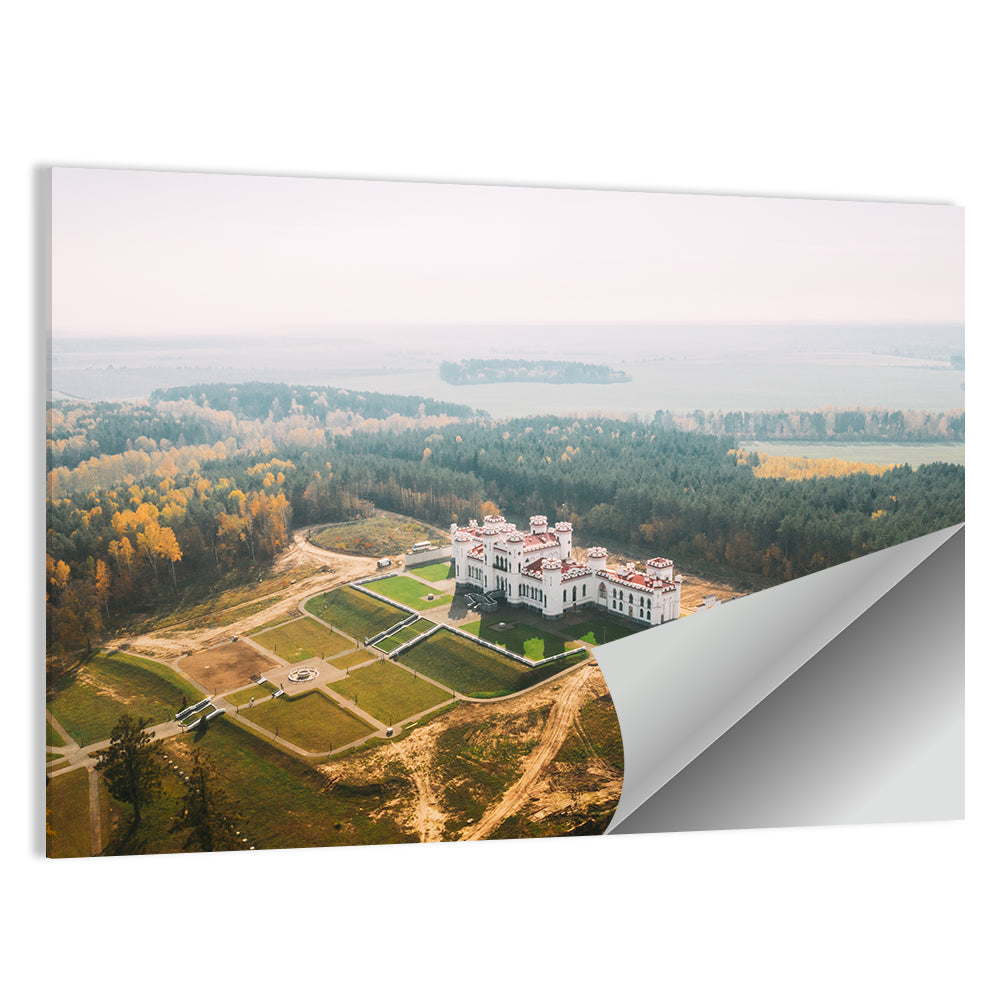 Kosava Castle Aerial View Wall Art