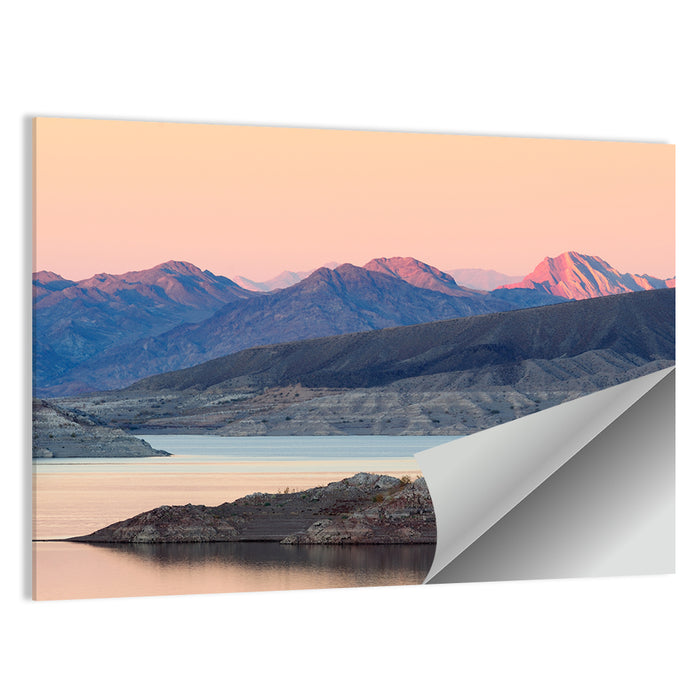 Lake Mead Twilight Reflection Wall Art as a poster print