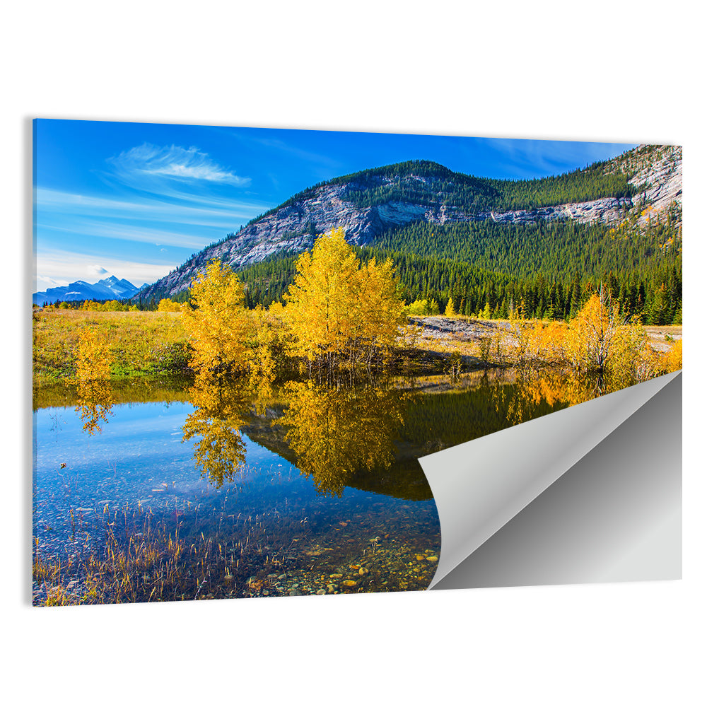 Abraham Lake Reflections Wall Art