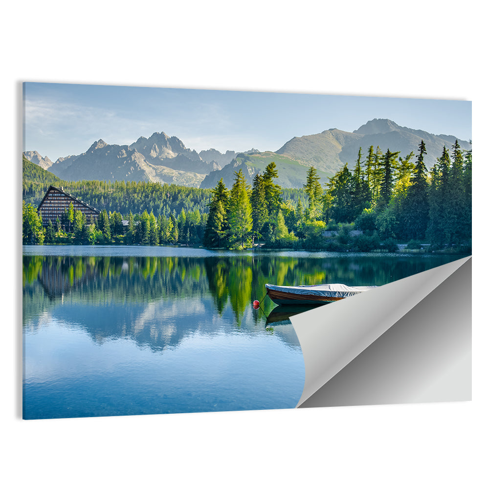 Štrbské Pleso Reflection Wall Art