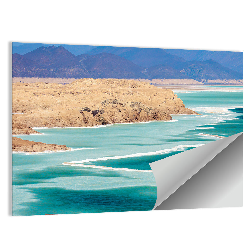 Lake Assal Salt Shoreline Wall Art