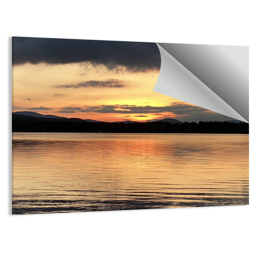 Lake Pleasant Golden Sunset Wall Art