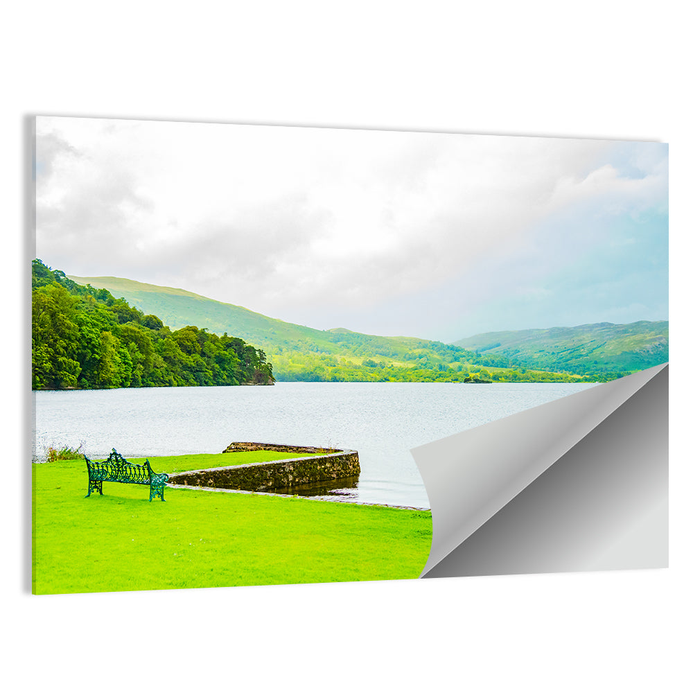 Ullswater Lakeside Benches Wall Art
