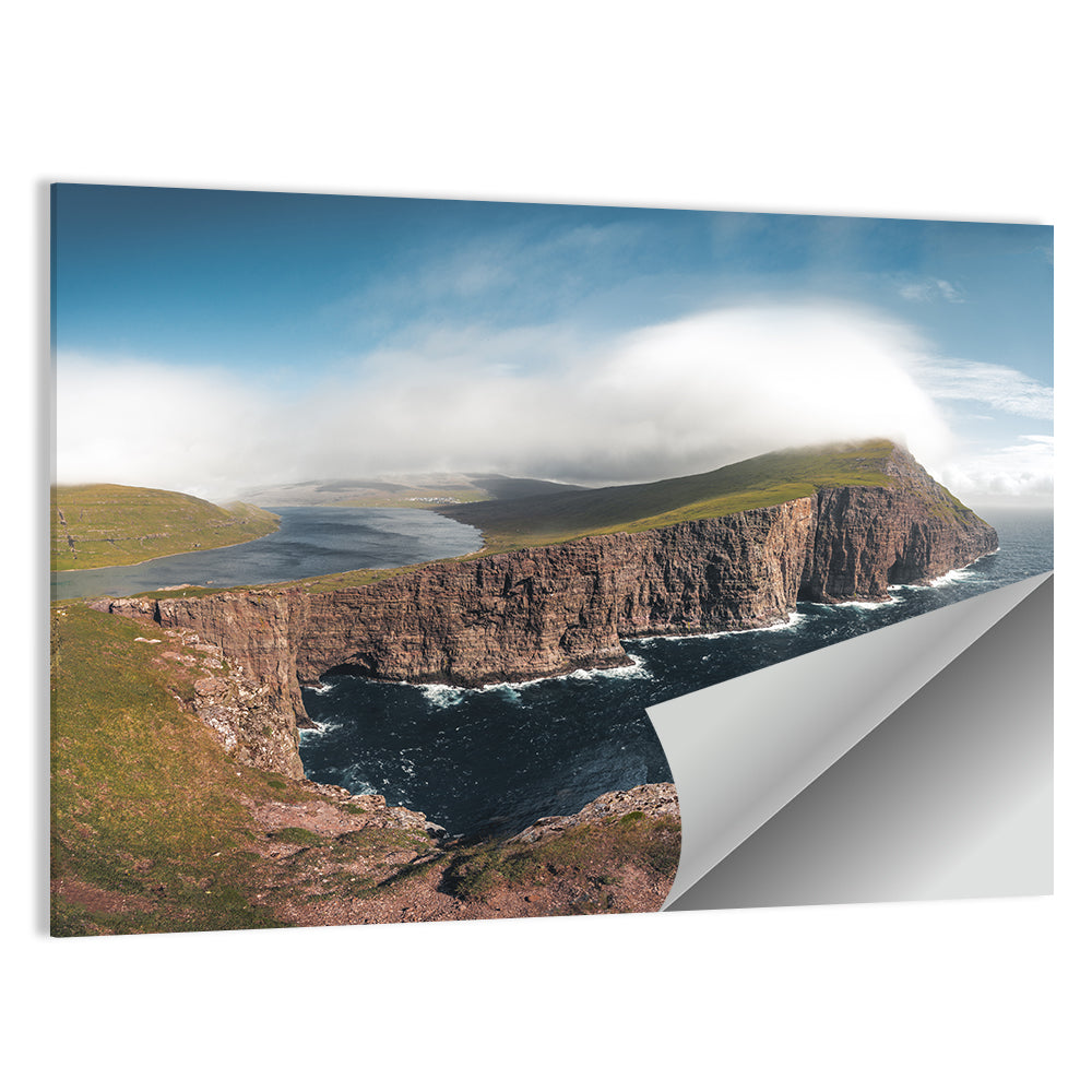 Traelanipa Cliffs, Sørvágsvatn Wall Art