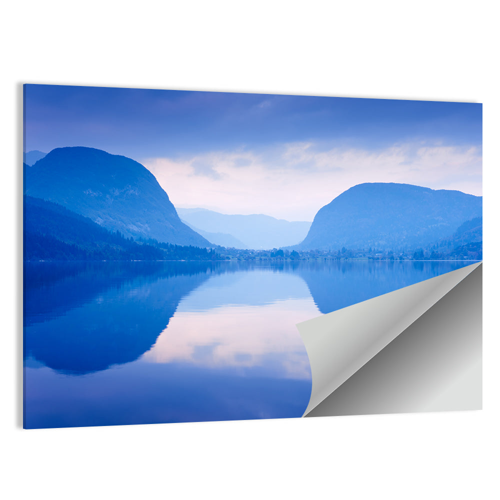 Lake Bohinj Morning Reflection Wall Art