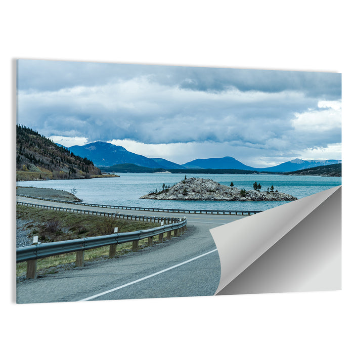 David Thompson Highway 11, Abraham Lake Wall Art as a poster print
