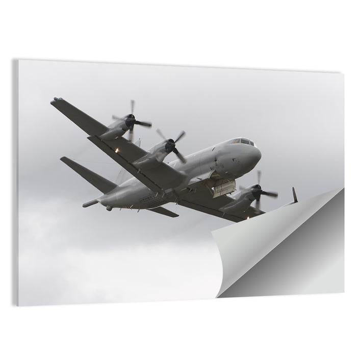 Four-engine Maritime Surveillance Aircraft Wall Art as a poster print