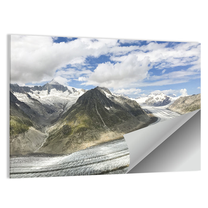 Aletsch Glacier Wall Art as a poster print