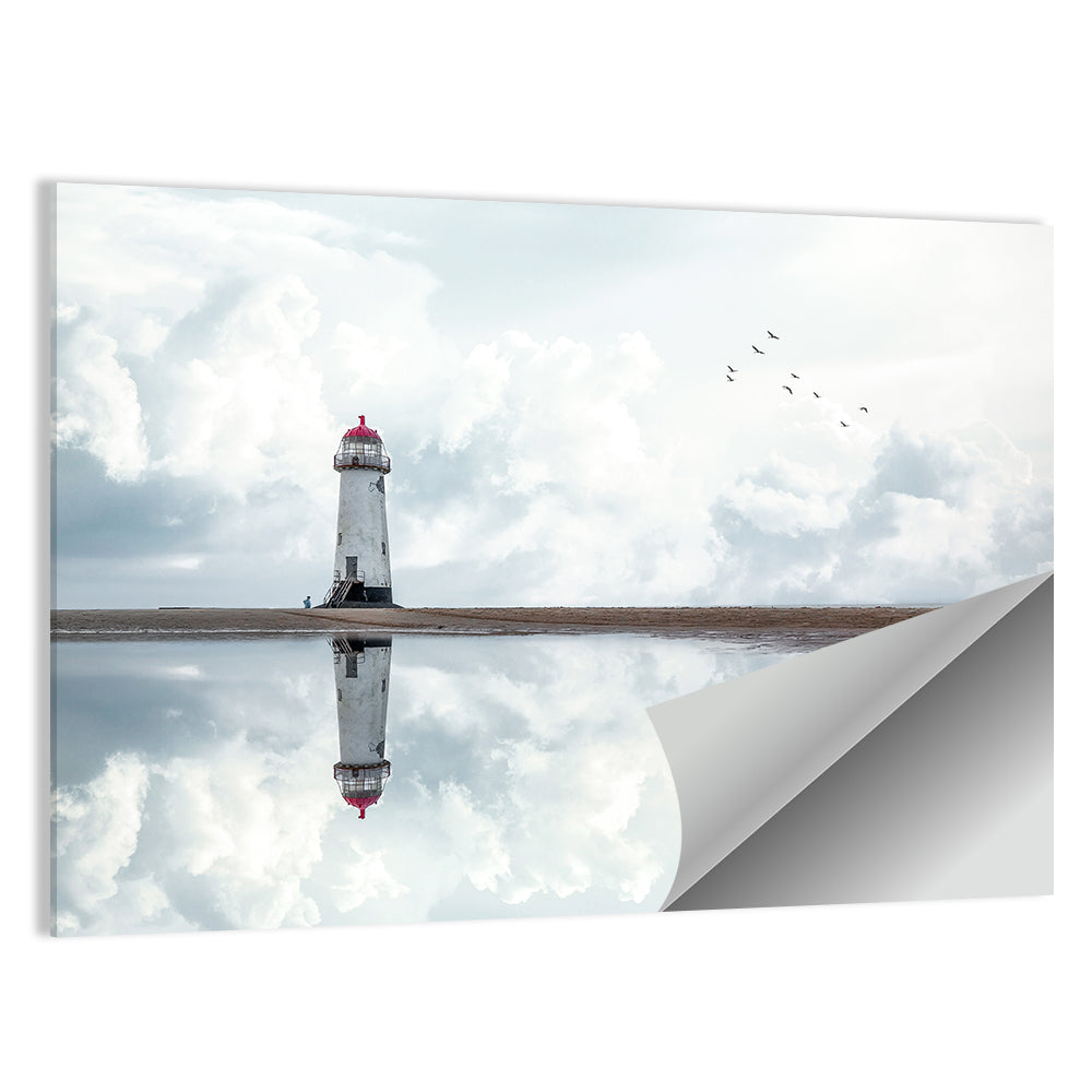 Wales Seashore Lighthouse Wall Art