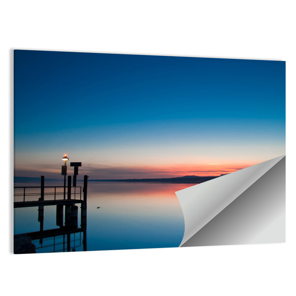 Lake Geneva Sunrise Pier Wall Art