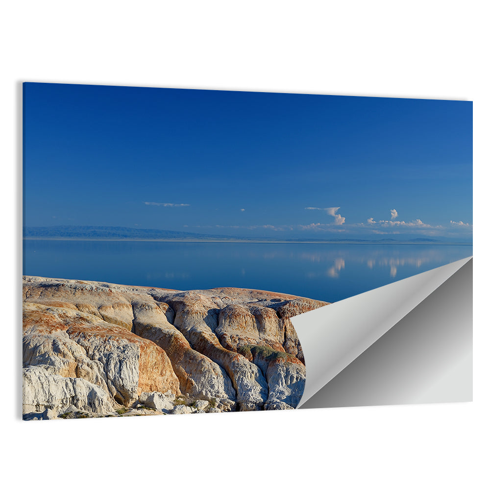 Shekelmes Tract Cliff Over Lake Wall Art