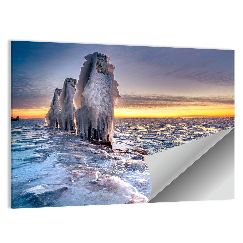 Netherlands Ice Sculpture Wall Art