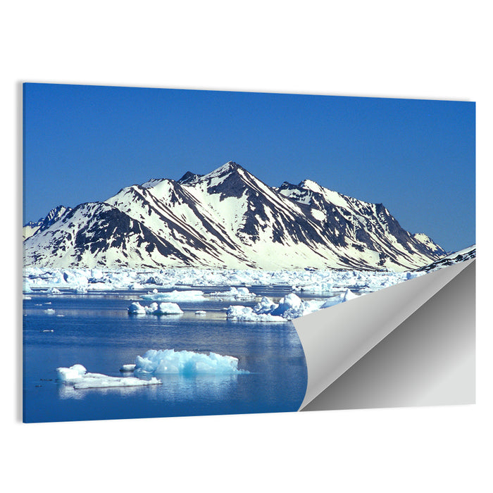 Eastern Greenland Sea Wall Art as a poster print
